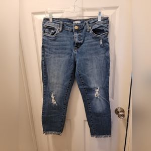 Cropped skinny jeans